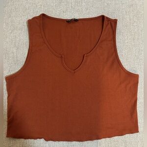 SHEIN curve crop top